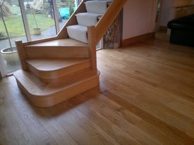 re size floor sanding with stairs